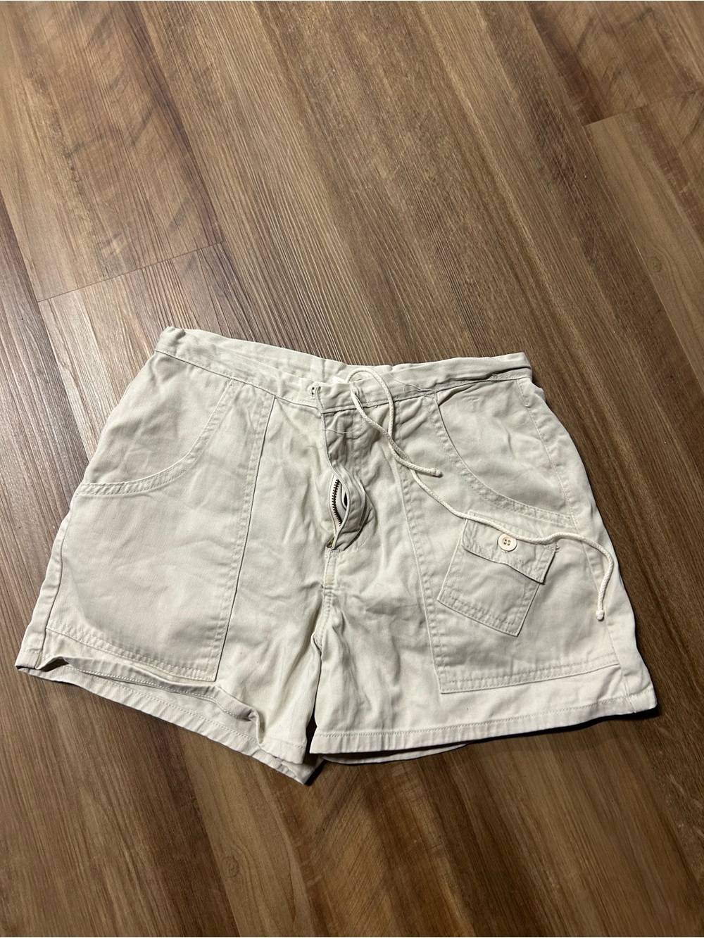 Vintage cargo safari shorts